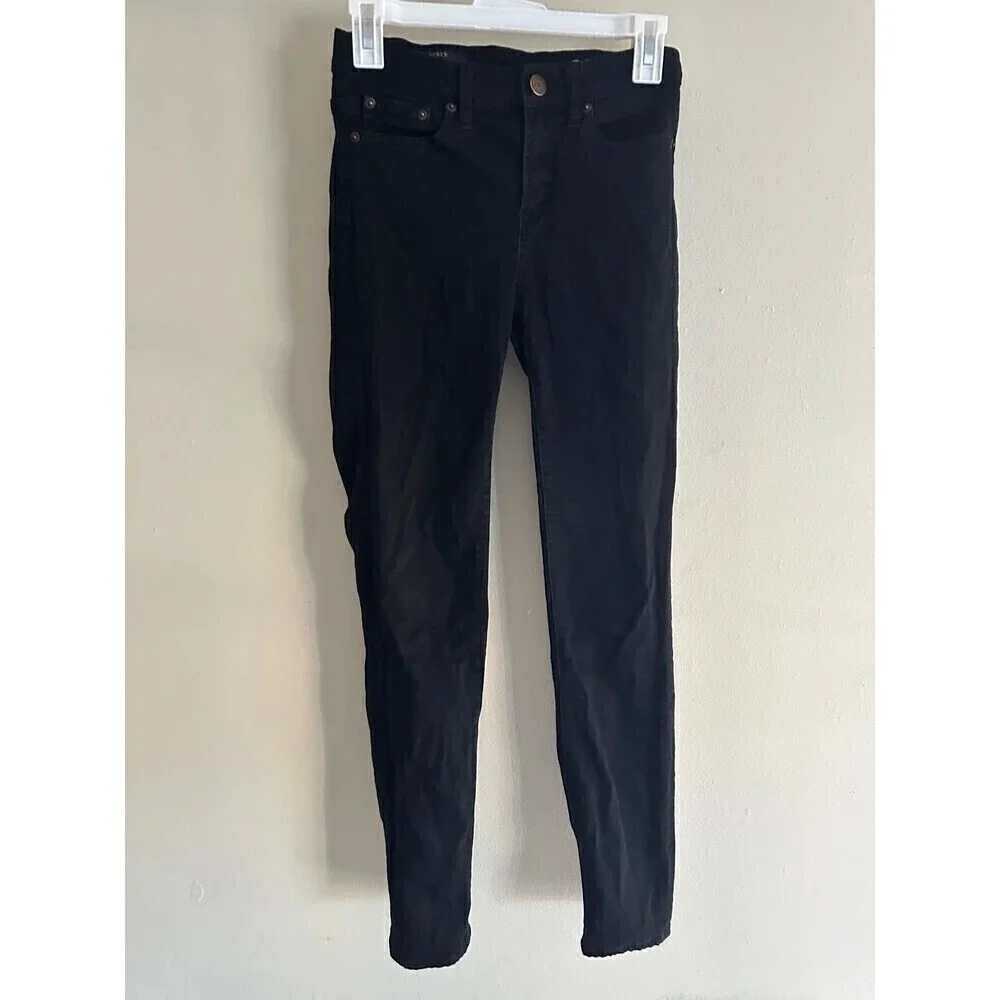 J.CREW Black High Rise Skinny Jeans size 26